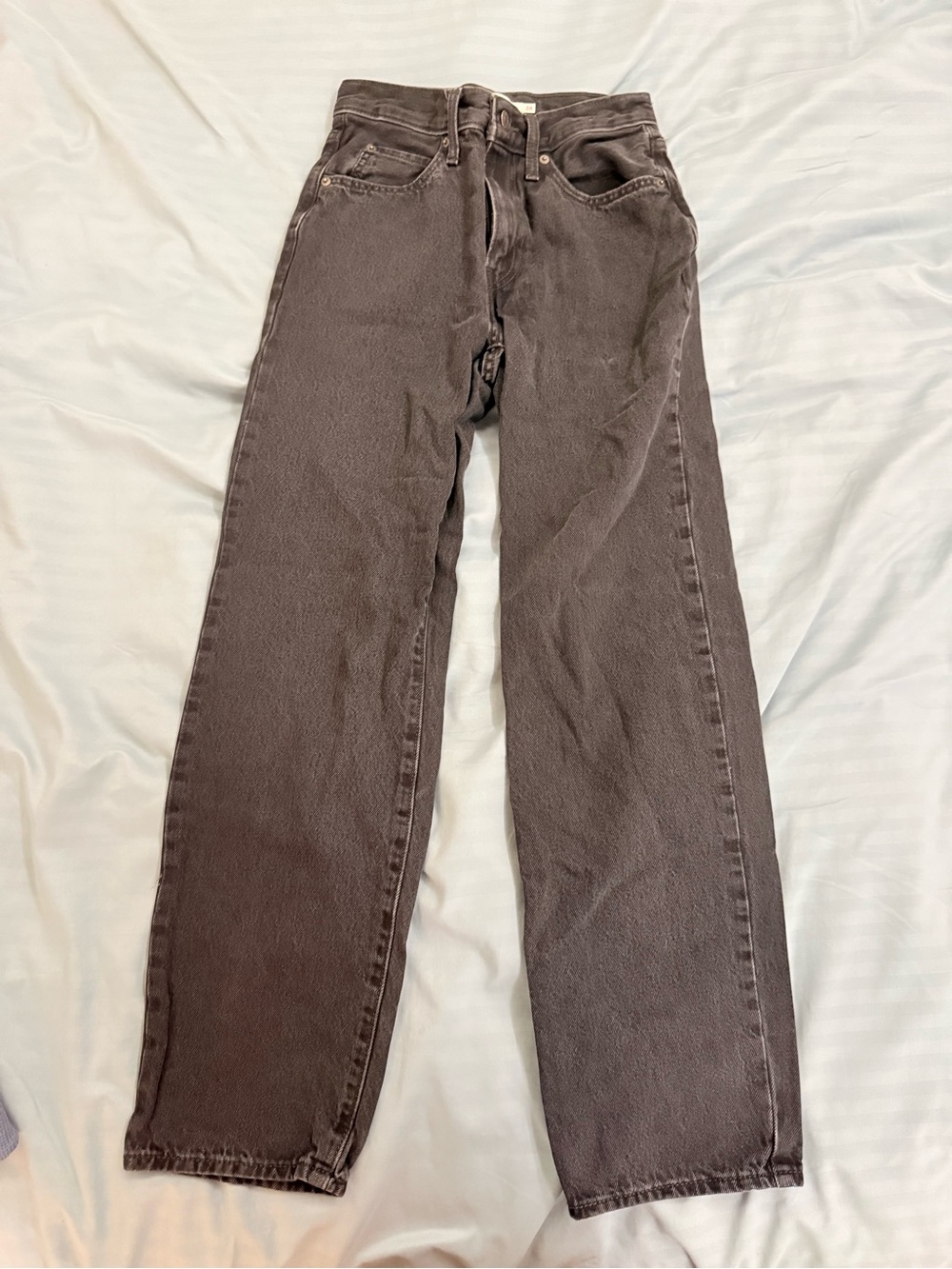 Levi's Women's Straight-Leg Jeans in Washed Brown